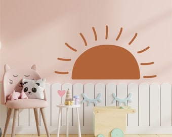 Vinilo decorativo Boho Sol habitación infantil