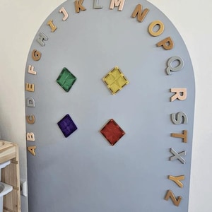 Sticker mural magnétique tableau noir XL - Jade conscient - 110 cm x 75 cm - multifonctionnel - Montessori - chambre d&#39;enfant - cadeau