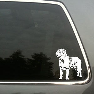 Dogue de Bordeaux vinyl decal © 2013 by Laced Up Decals SKU:Dogue de Bordeaux vinyl decal small