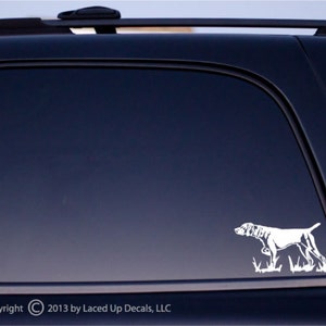 German Shorthaired Pointer vinyl decal © 2013 Laced Up Decals SKU:German Shorthaired Pointer small
