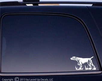 German Shorthaired Pointer vinyl decal © 2013 Laced Up Decals SKU:German Shorthaired Pointer small