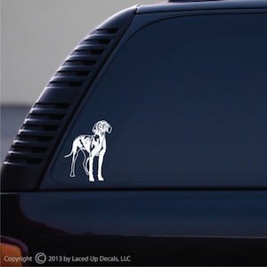 Vizsla Dog Vinyl Decal Small © 2013 by Laced Up Decals SKU:Vizsla Sm