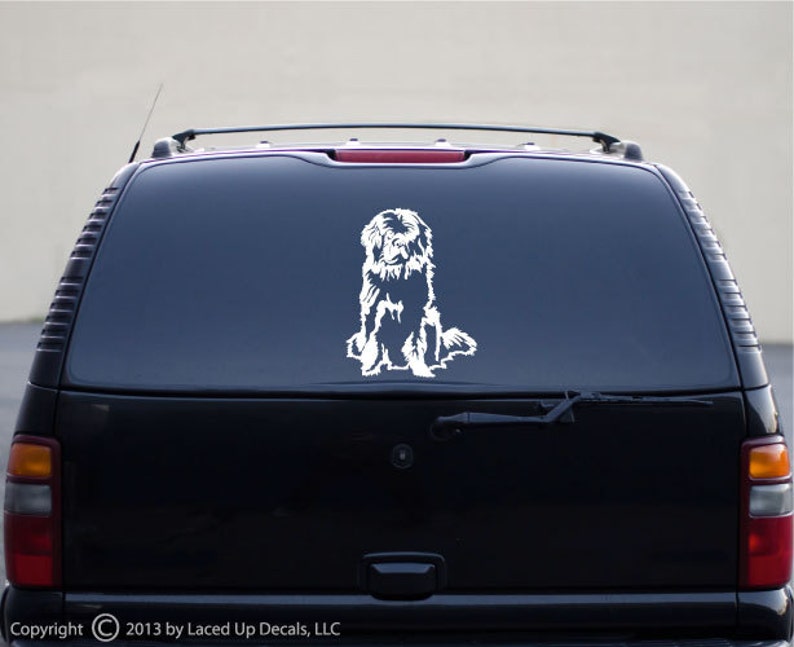 Newfoundland Dog vinyl decal big © 2013 Laced Up Decals SKU:Newfoundland Dog 33 big image 1