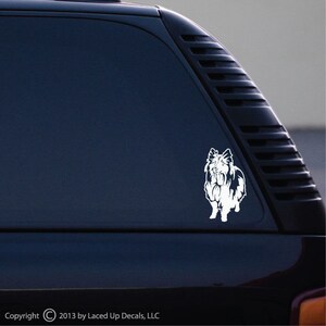 Shetland Sheepdog Vinyl Decal © 2013 Laced Up Decals SKU:Shetland Sheepdog Sm