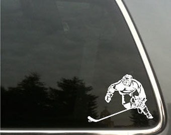 Ice Hockey Player Vinyl Decal Sm © 2013 Laced Up Decals SKU:Ice Hockey Player small 33