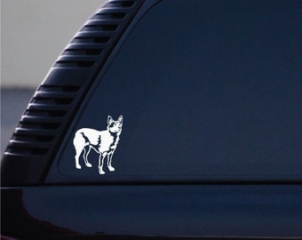 Australian Cattle Dog Vinyl Decal Small © 2013 Laced Up Decals SKU:Australian Cattle Dog Vinyl Decal Sm