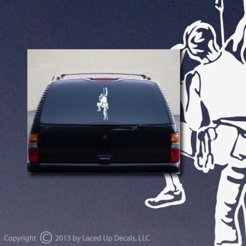 Woman Rock Climber Vinyl Decal Lg © 2013 Laced up Decals | Etsy