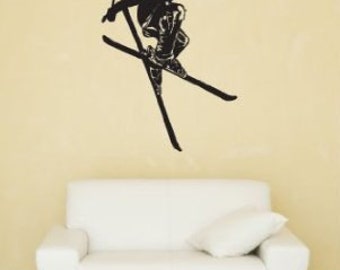 Freestyle Skiing Huge Wall Decal © Laced up Decals SKU:Freestyle Skiing Huge Wall Decal