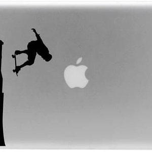 Skateboard Half Pipe Decal Small © 2013 Laced Up Decals SKU:Skateboard half pipe decal small