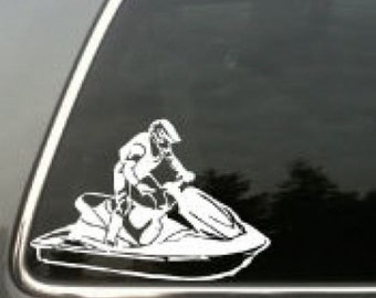 WaveRunner Vinyl Decal © Laced up Decals SKU:Jet Ski 33 big