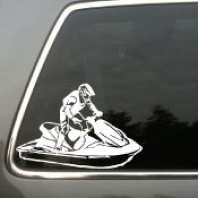 Waverunner Vinyl Decal © Laced up Decals Skujet Ski 33 Big Etsy
