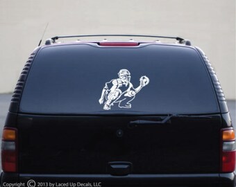 Baseball Catcher Vinyl Decal Lg © 2013 Laced Up Decals SKU:Baseball Catcher Lg