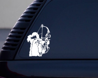 Bowhunting Vinyl Decal © Laced up Decals SKU:Bow hunting 33 small