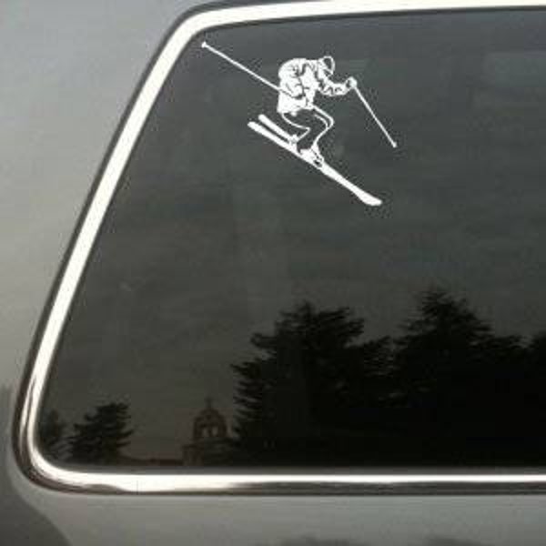 Extreme Skiing vinyl decal sticker © Laced up Decals SKU:Extreme Skiing- 33