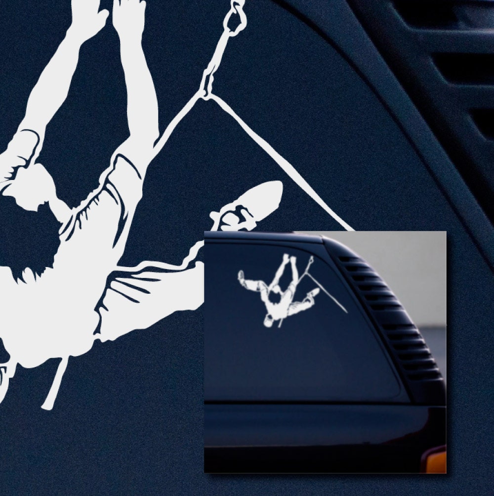 Rock Mountain Climbing Vinyl Decal Sticker © 2013 Laced up Etsy