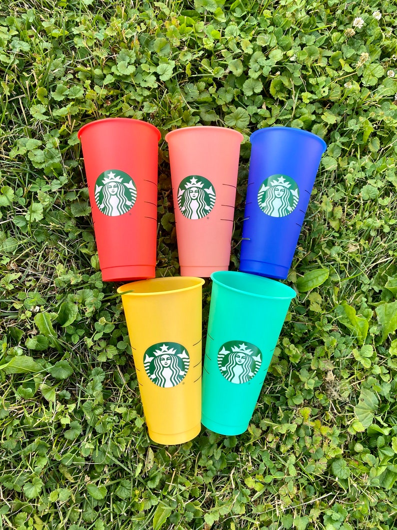 Starbucks Color Changing Cups Tumbler 2020 Rainbow Limited