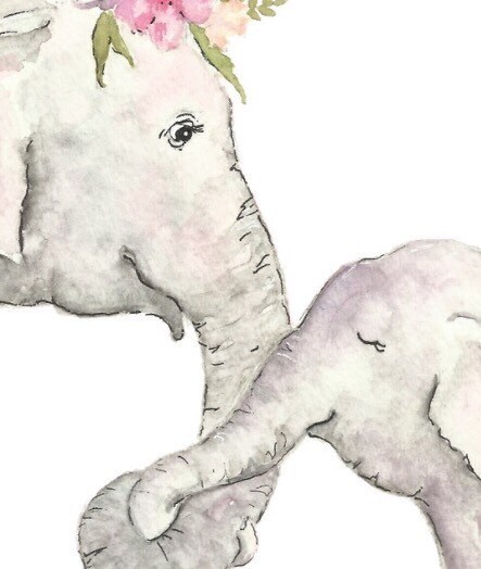 Elephant Printable Elephant Nursery Print Digital Download - Etsy