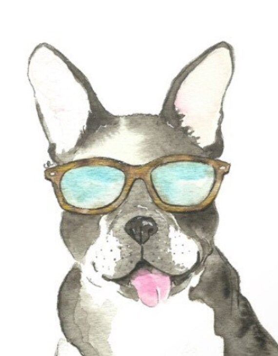 franzosische bulldogge french bulldog kunst frenchie etsy
