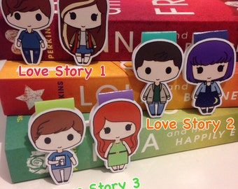 Magnetic Bookmarks • Love Stories