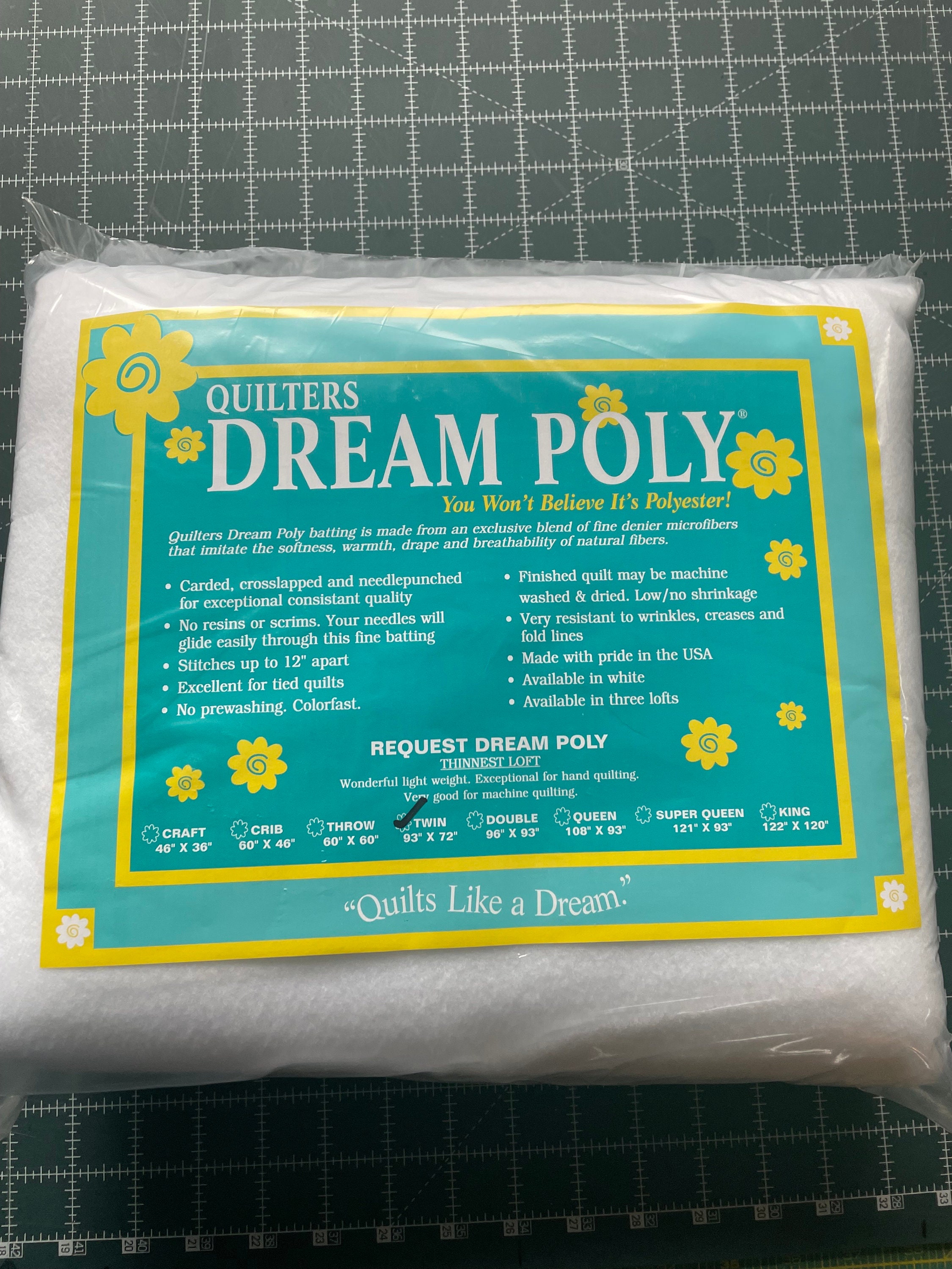 Quilters Dream Poly Request Batting Etsy