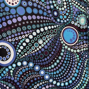 Effervescent  Cotton Quilting Wideback - 108&quot; x 108&quot; Precut in blue or grey