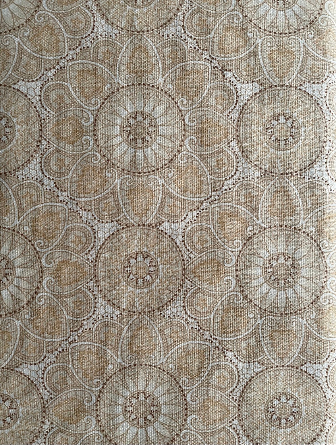 Cottage Linens precut 108"x108" Cotton Wideback for quilting by Kim Diehl for Henry Glass