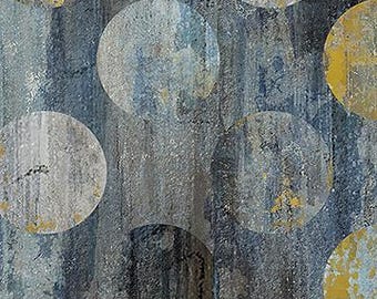 オーカーテクスチャ生地、ペディグリー、Elise Genest作、Northcott