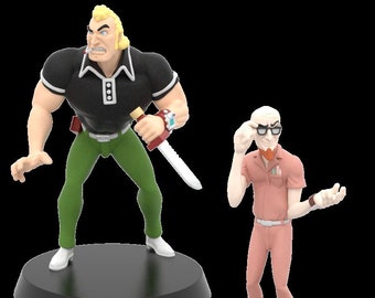Brick and Professor Adventure Gaming Miniatures
