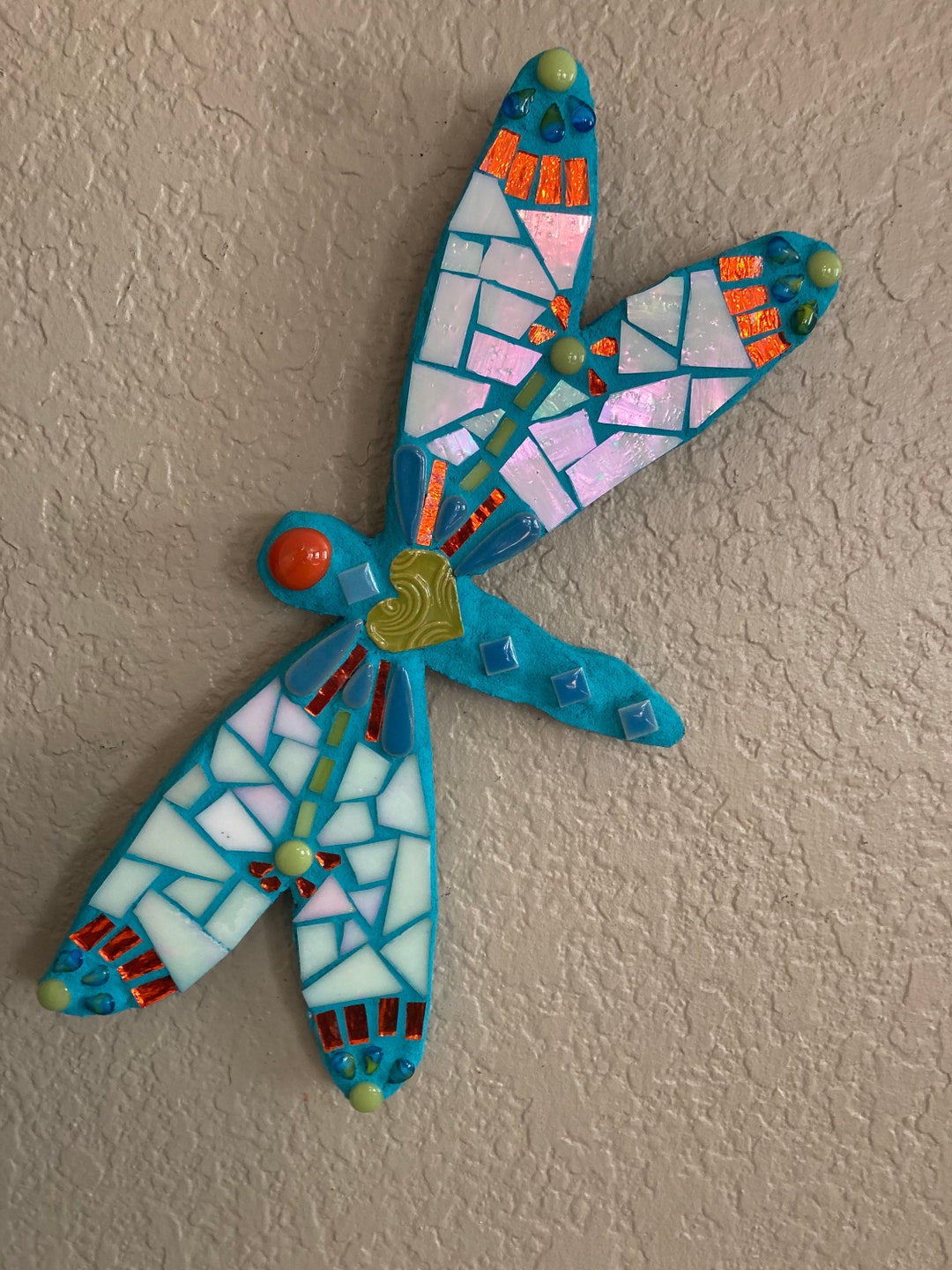 Mosaic Dragonfly Wall Art/ Home Decor/ Mosaic Wall Art Etsy