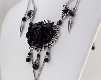 Briar Rose Gothic Statement Necklace