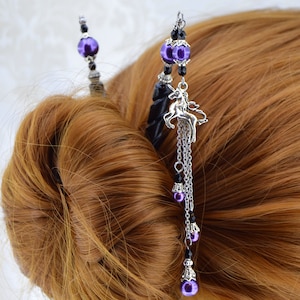 Unicorn Jewelry | Garden of Dreams | Hair Sticks, Fantasy Jewelry, hair jewelry, hair stick, hair accessory, fairytale gift, hair ornament