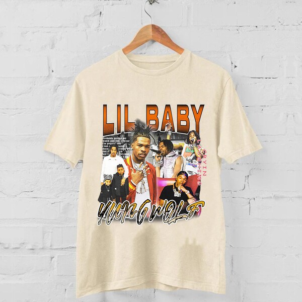 Retro Lil Baby Png, Lil Baby Fan Png, Vintage 90s Lil Baby Png, Lil Baby Png, Lil Baby Gift Png.