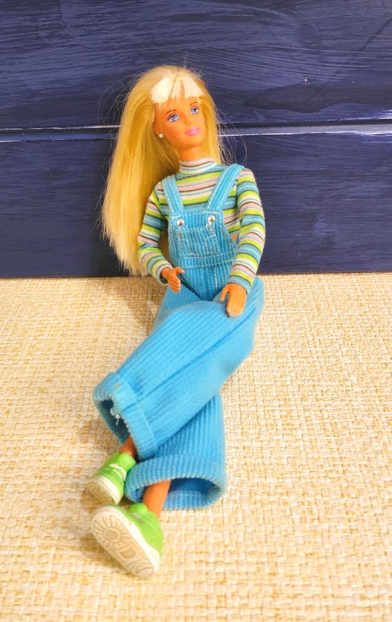 アンティークブルーベア Vintage Cool Blue Barbie Doll - Etsy