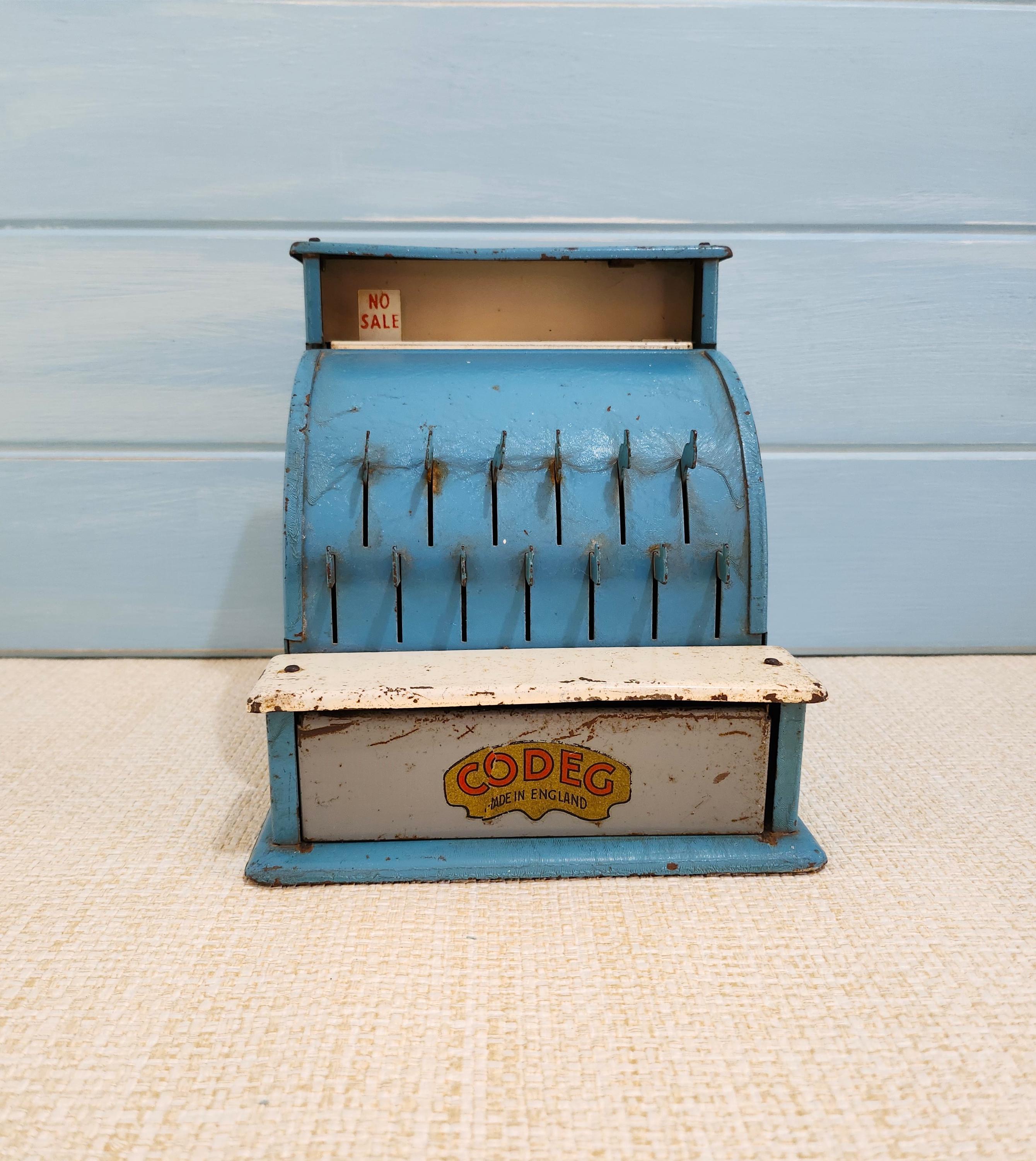 Vintage Codeg Toy Cash Register - Etsy