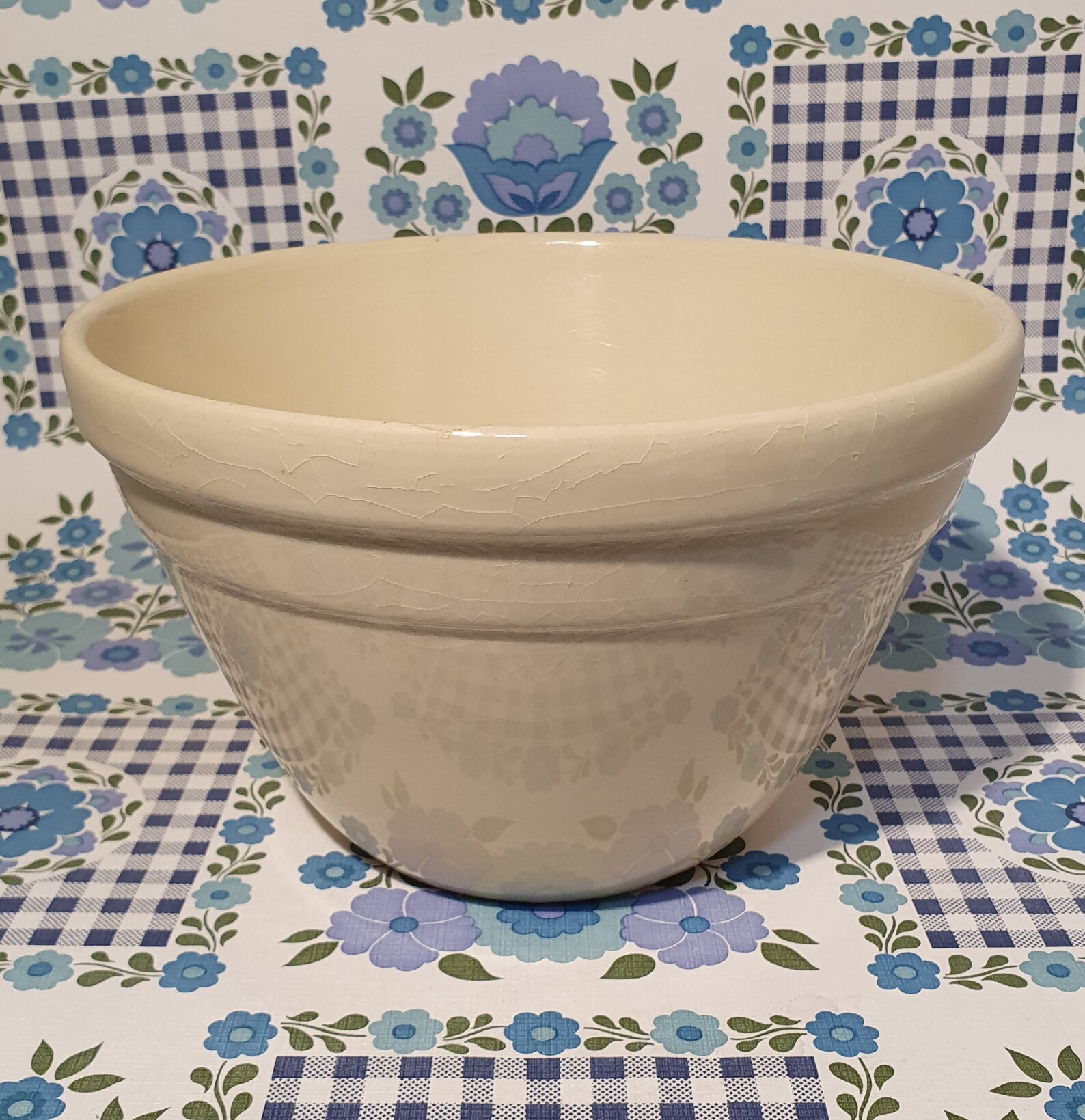 Hoffman Pottery Australia Stoneware Mixing Bowl Etsy