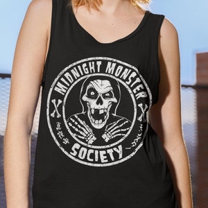 Midnight Monster Society, Skeleton Fiend Unisex Tank Top
