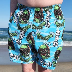 The Creature From The Black Lagoon Swim Trunks