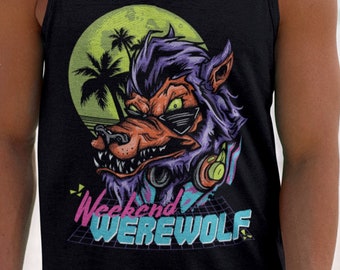 Canotta del lupo mannaro del fine settimana