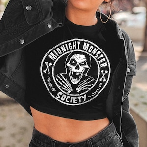 Midnight Monster Society, Skeleton Fiend Crop Top