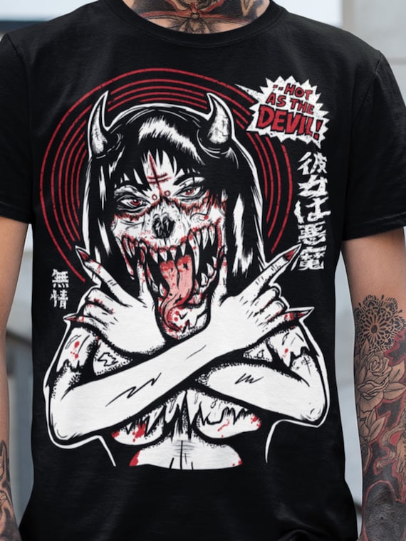 Hot as the Devil T-shirt - Etsy