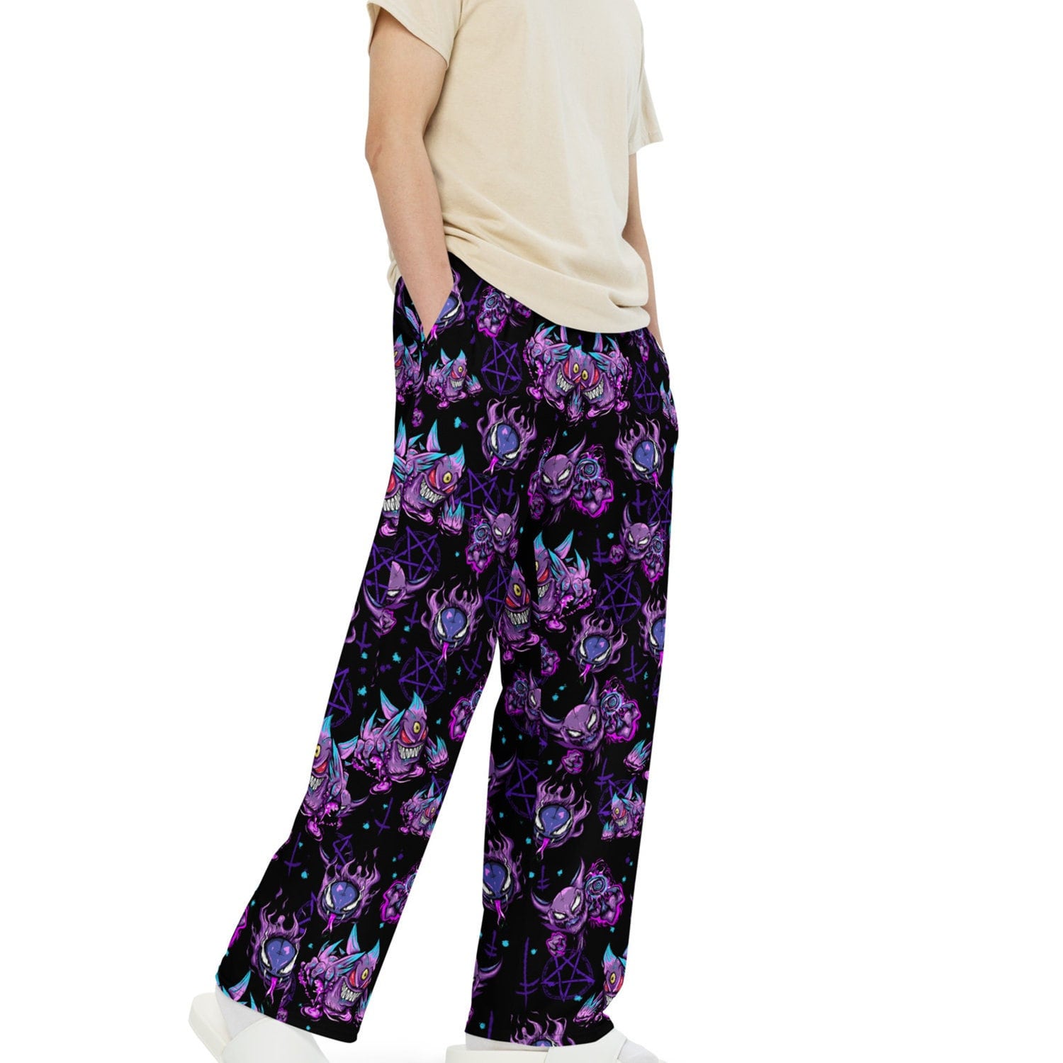 Pantaloni unisex a gamba larga Lavender Town Ghost - Etsy Italia