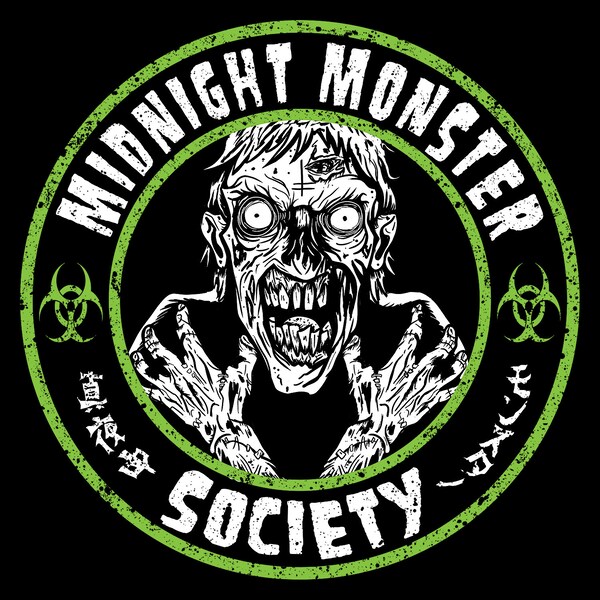 Midnight Monster Society Zombie Fiend Vinyl Sticker