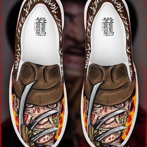 Freddy Krueger Vans - Etsy display picture 1