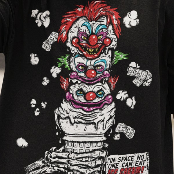 Killer Klowns From Outer Space Ice Cream T-Shirt