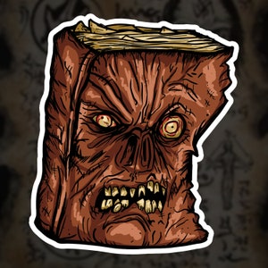 Necronomicon, Evil Dead Die Cut Sticker