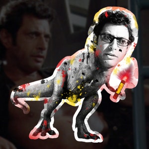 Malcolmsaurus Rex Jurassic Park autocollant en vinyle découpé