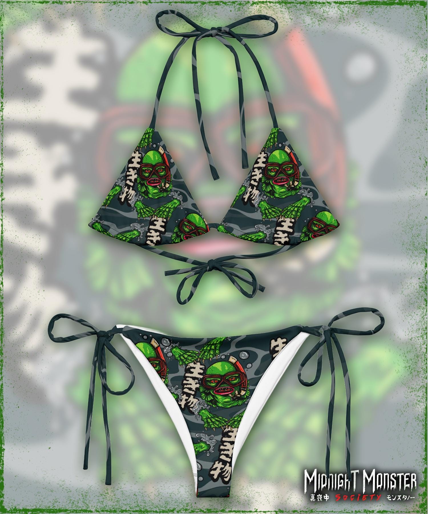 Horror Monster Swimsuit - Etsy