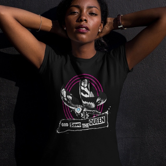 God Save The Queen Mothra T Shirt Etsy