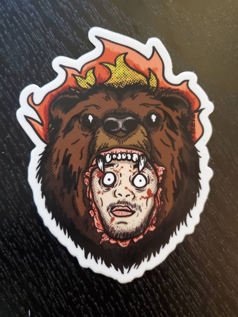 Midsommar Purge Bear Die Cut Vinyl Sticker | Etsy