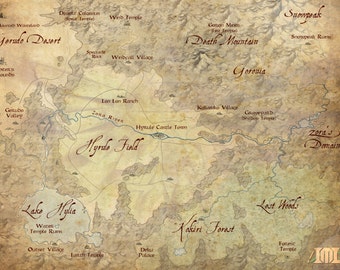 Map of the Kingdom of Hyrule